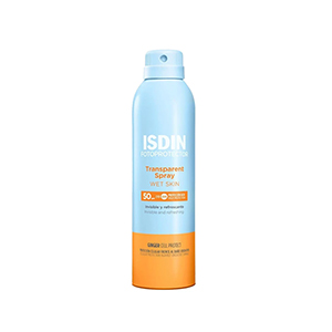اسپری ضد آفتاب بدن ایزدین ISDIN TRANSPARENT SPRAY WET SKIN SPF50 (اصل)